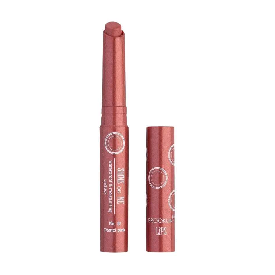 Вологостійка помада-блиск для губ Impala Brooklin Shine On Me 12 Pastel Pink, 2.5 г